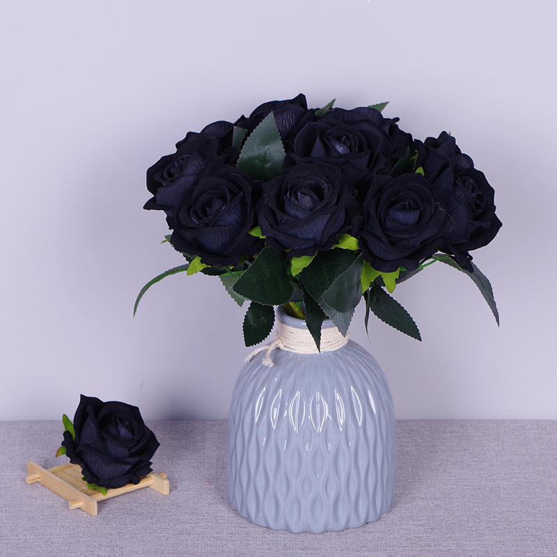 11.8"/30cm Short Stem Fake Rose Flowers That Look Real