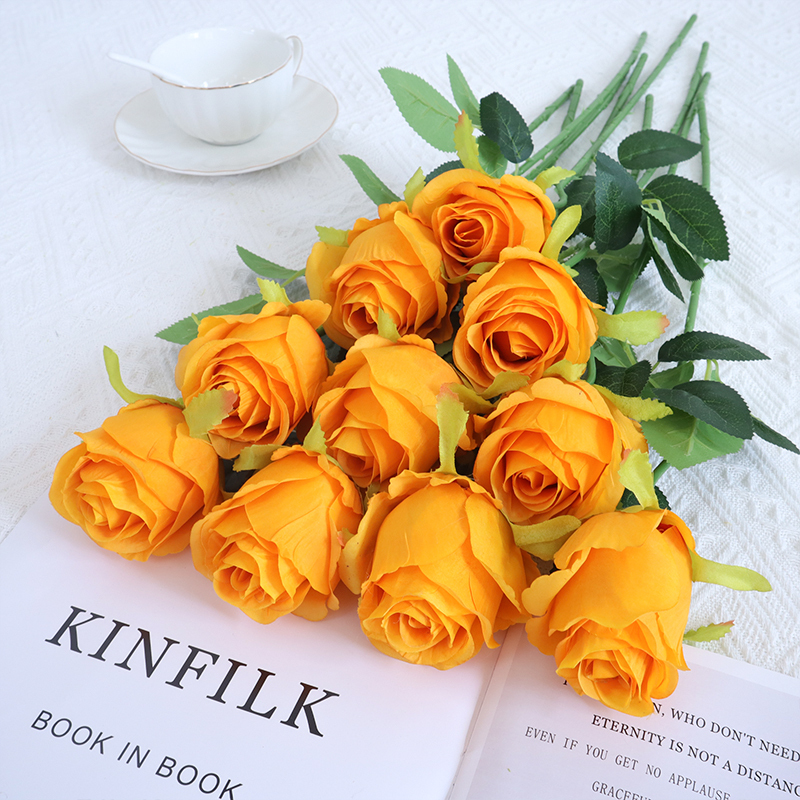 Long Stem Dusty Rose Artificial Flowers For Vase