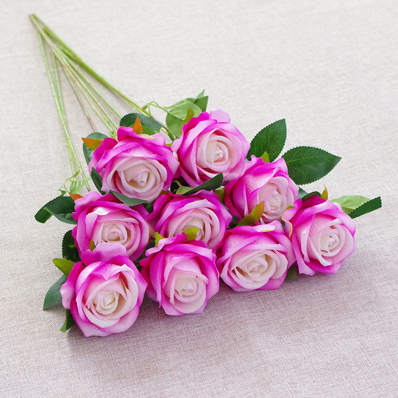 20"/50cm Artificial Rose Flower With Long Stem