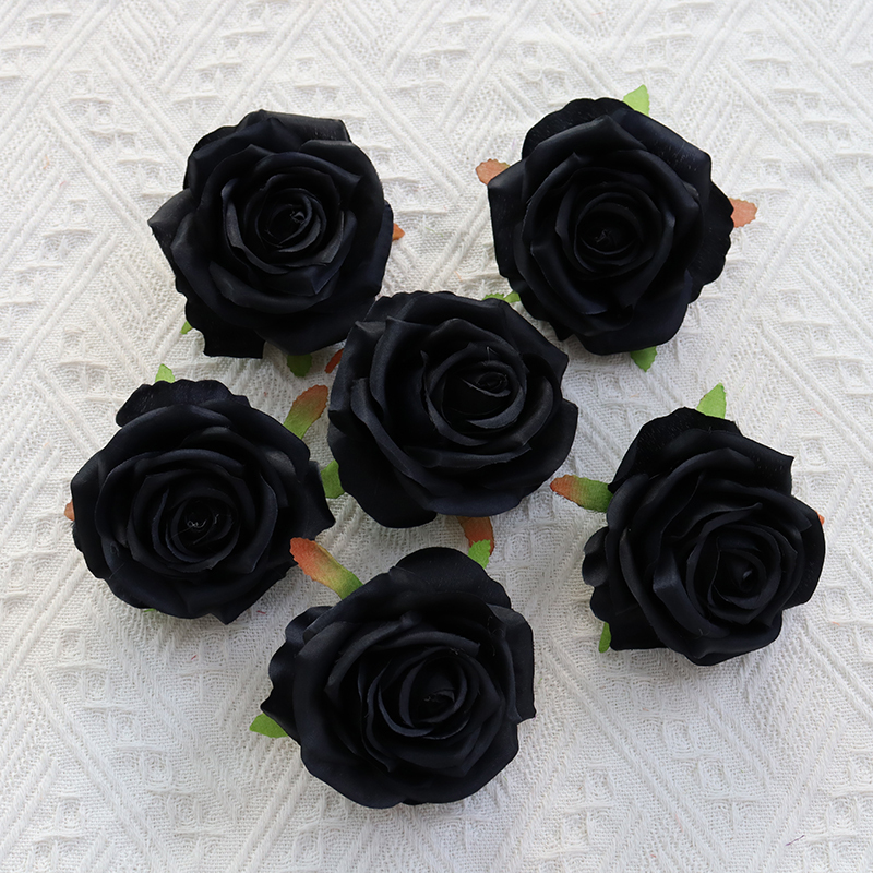 Artificial Silk Rose Flower Heads For Floral Arrangement