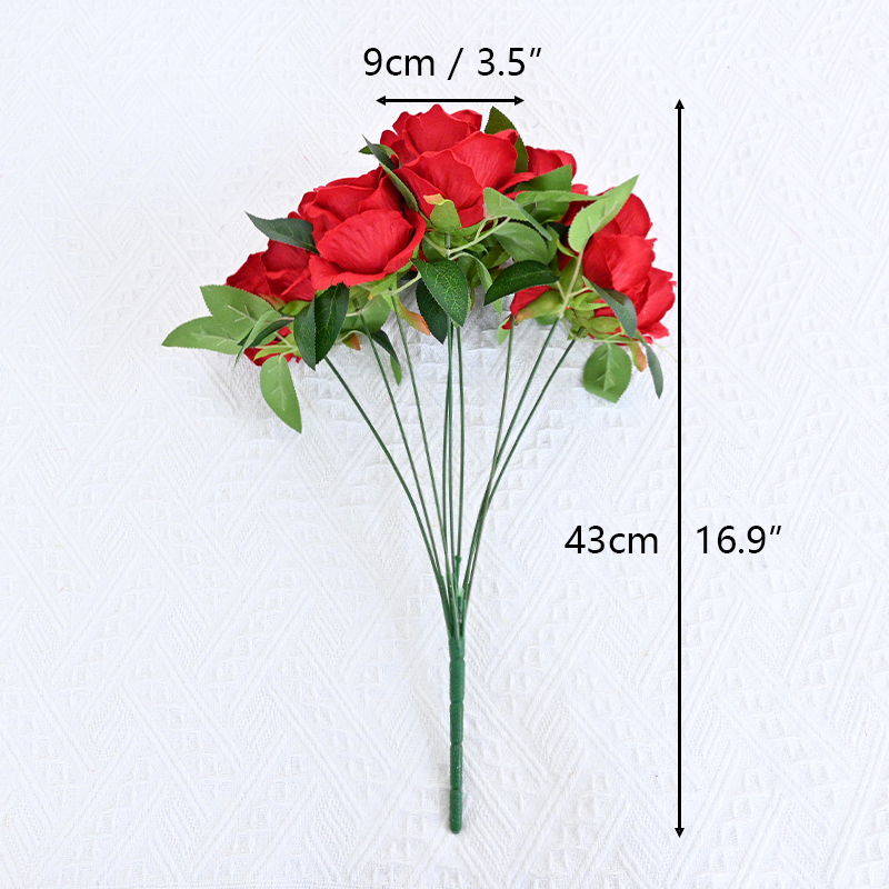 Wholesale Fake Rose Bouquet Flowers In Assorted Colors