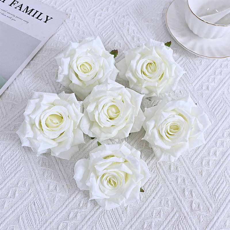 Silk Rose Flower Heads For Events Decoration