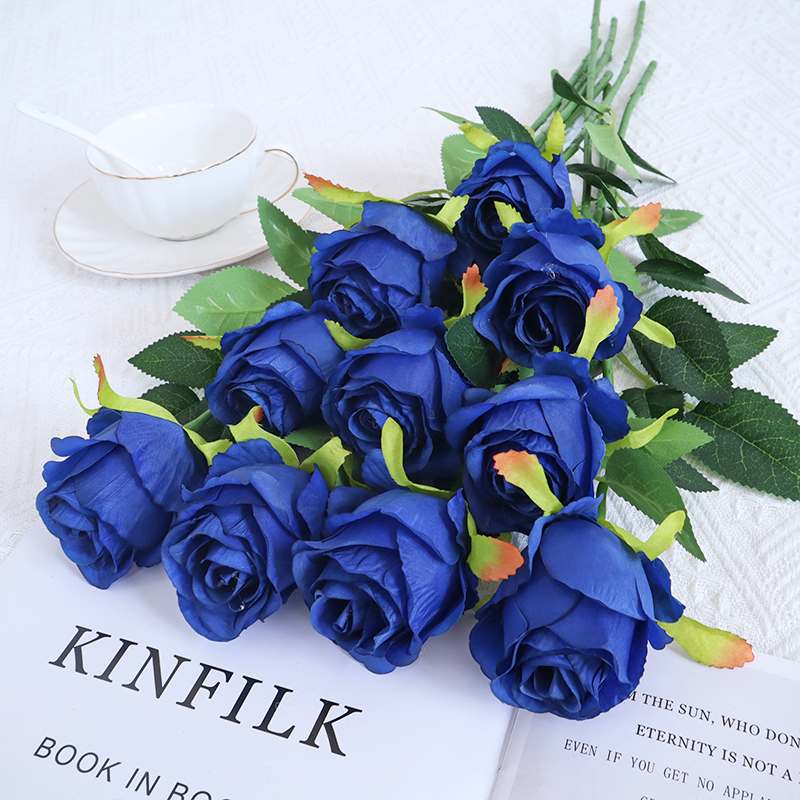 Long Stem Dusty Rose Artificial Flowers For Vase