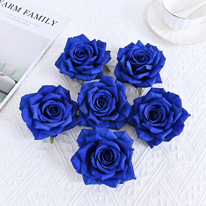 Silk Rose Flower Heads For Events Decoration