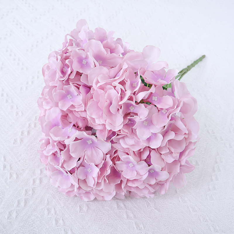 5 Branches Artificial Wedding Hydrangea Bouquet