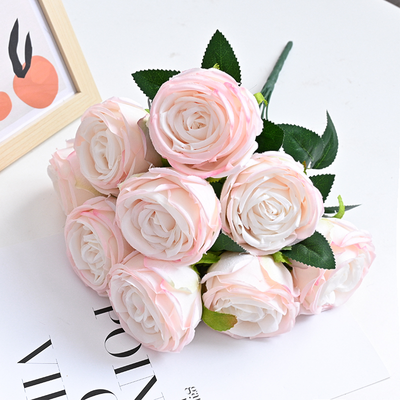 Artificial Rose Bouquet Flowers Decoration For Wedding