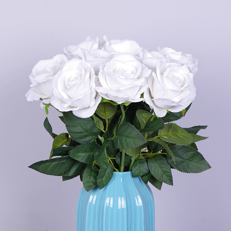 20"/51cm Artificial Roses That Look Real With Stem