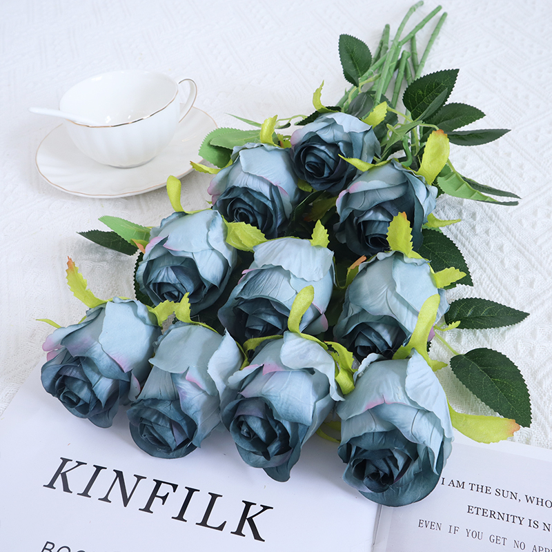 Long Stem Dusty Rose Artificial Flowers For Vase