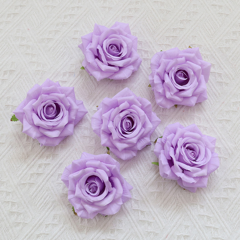Silk Rose Flower Heads For Events Decoration