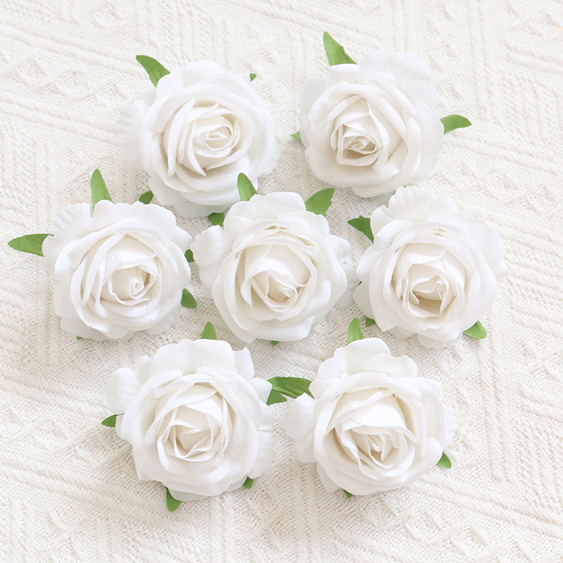 2.36"/6cm  Artificial Velvet Roses Flowers Head For Wedding decorate