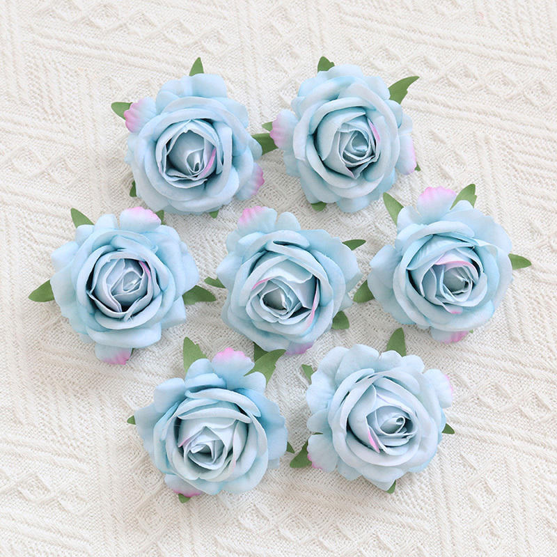2.36"/6cm  Artificial Velvet Roses Flowers Head For Wedding decorate