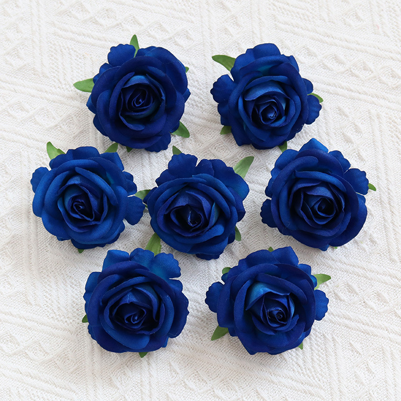 2.36"/6cm  Artificial Velvet Roses Flowers Head For Wedding decorate