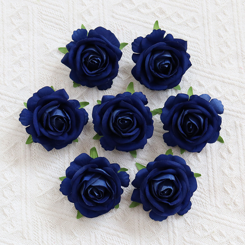 2.36"/6cm  Artificial Velvet Roses Flowers Head For Wedding decorate