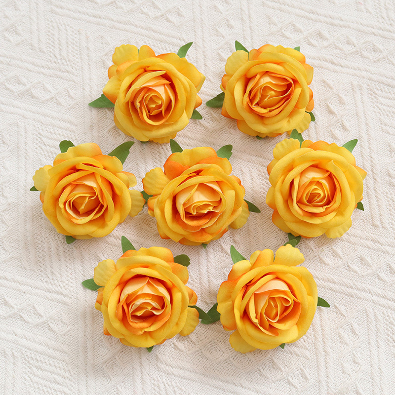 2.36"/6cm  Artificial Velvet Roses Flowers Head For Wedding decorate