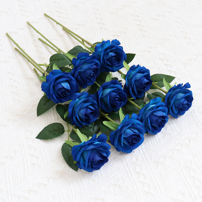 2.36"/6cm  Rose Artificial Single Stem Flowers For  Decoration