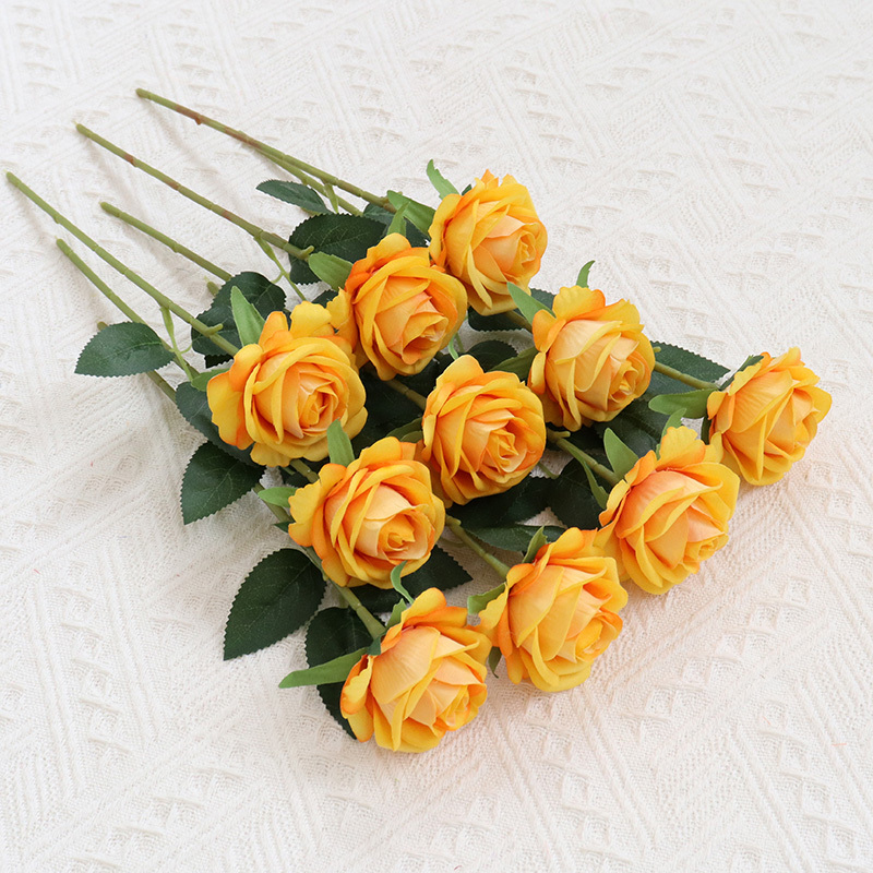 2.36"/6cm  Rose Artificial Single Stem Flowers For  Decoration