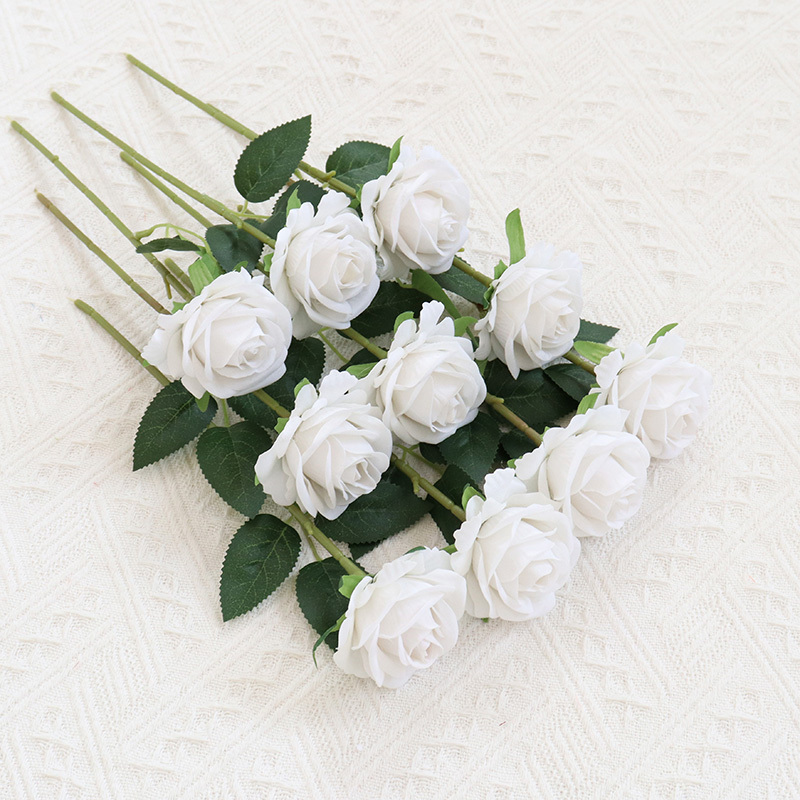 2.36"/6cm  Rose Artificial Single Stem Flowers For  Decoration