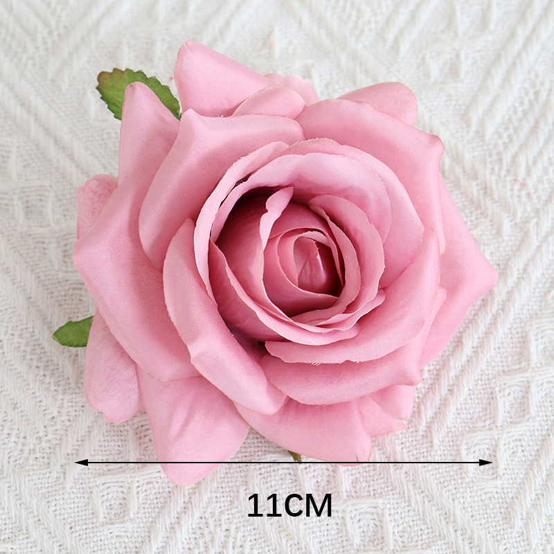 4.4"/11cm JAD Silk Flower Rose Head 2026 New Arrival Articial Flower