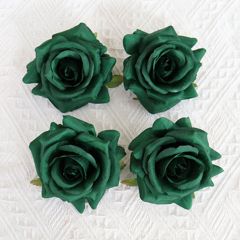 4.4"/11cm JAD Silk Flower Rose Head 2026 New Arrival Articial Flower