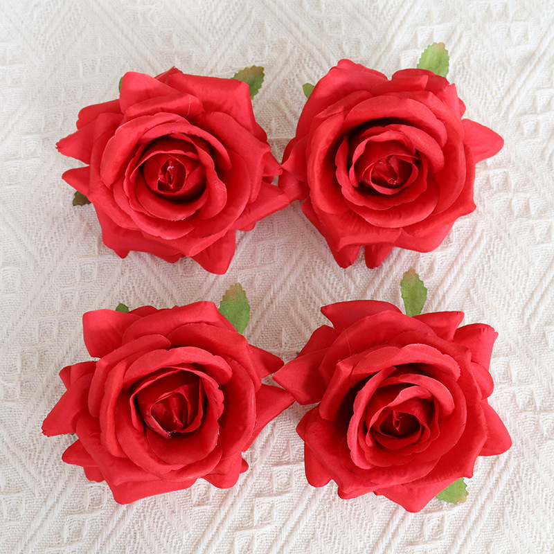 4.4"/11cm JAD Silk Flower Rose Head 2026 New Arrival Articial Flower