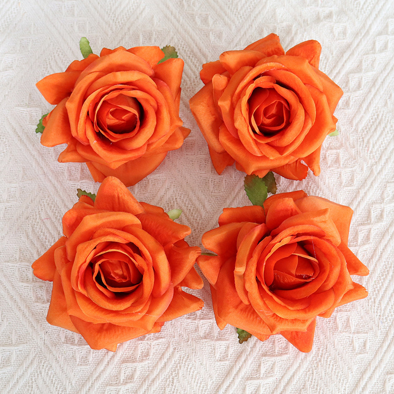 4.4"/11cm JAD Silk Flower Rose Head 2026 New Arrival Articial Flower