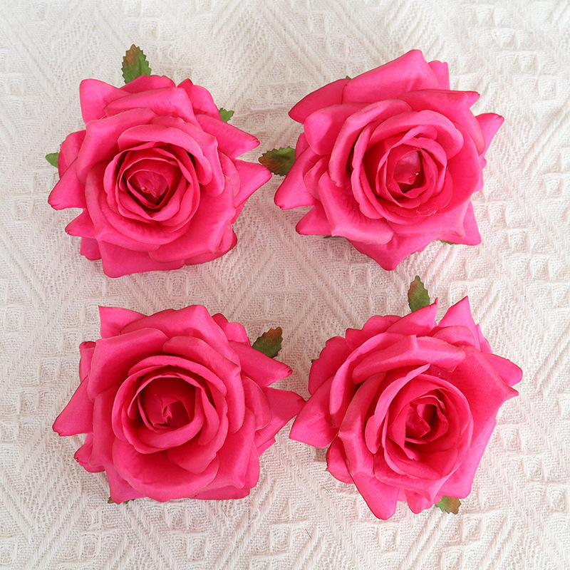 4.4"/11cm JAD Silk Flower Rose Head 2026 New Arrival Articial Flower