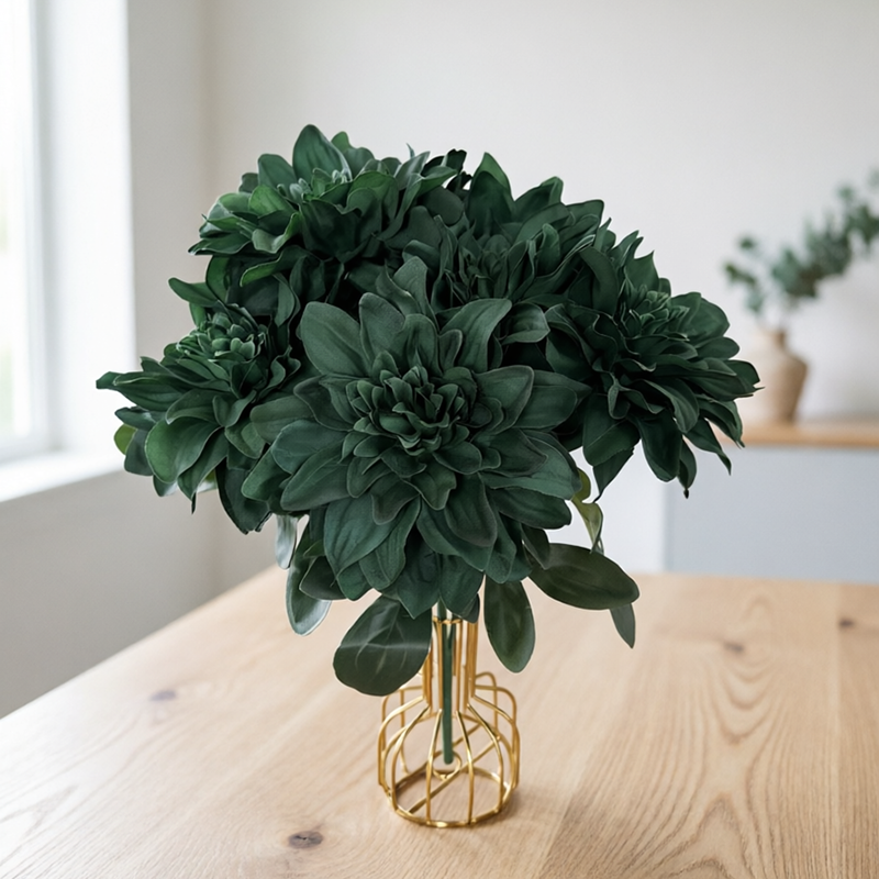 17.7"/45cm  New Arrival Dahlia Flower Bunch for Decoration