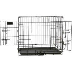 Best-selling Pet Cage Folding Wire  Foldable Dog Cage Metal  Kennel   Dog Cage for Large Dog