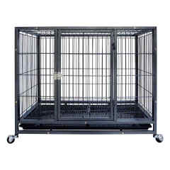 Outdoor Metal Cages  Dog Cage Metal Kneels  for Medium and Large  Dog