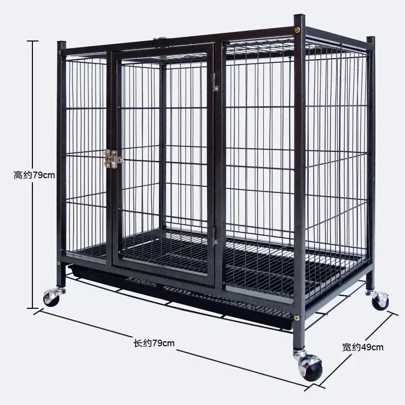 厂家直销方管重型铁艺加大加厚大型犬舍，适合中大型犬