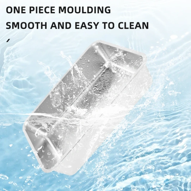 Stainless Steel Xl Litter Box  Stainless Steel Cat Litter Box with  Anti-slip Rubber  for Manual Cleaning