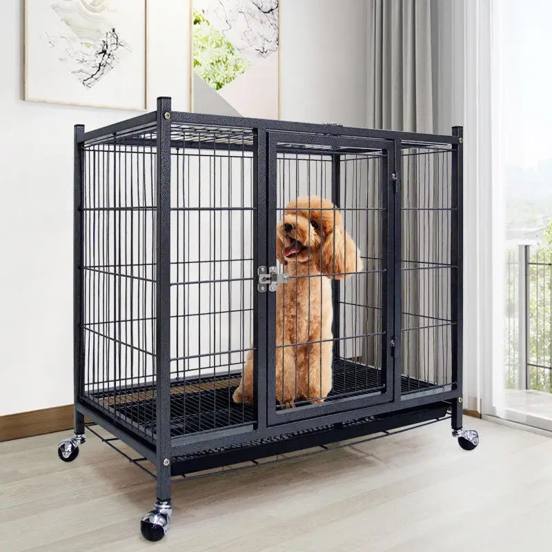 厂家直销方管重型铁艺加大加厚大型犬舍，适合中大型犬