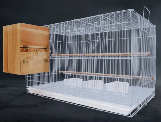 Factory Direct Export of New Enlarged Parrot Breeding Cage 3 Boxes of Iron Bird Cage Folding Bird Cage