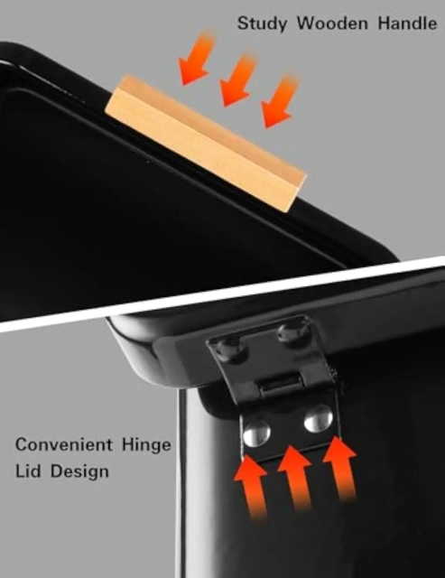 Dryer Sheet Dispenser with Hinged Lid for Laundry Room Organization, Metal Farmhouse Dryer Sheet Container Dryer Sheet Holder