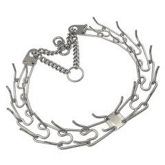 Pet Collars 3MM Stimulus Chain Stainless Steel Dog Chain  Large Dog Explosion-proof Shock Collar P Chain  Metal Dog Collar