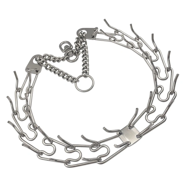 Pet Collars 3MM Stimulus Chain Stainless Steel Dog Chain  Large Dog Explosion-proof Shock Collar P Chain  Metal Dog Collar