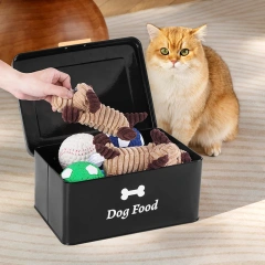 厂家直销耐用镀锌铁质储物箱4件套，用于存放宠物衣物和宠物食品