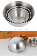 厂家批发新款碗饮水狗盆双层狗猫碗不锈钢狗碗