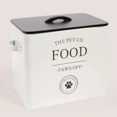 Farmhouse Large Dog Treat Jars with Airtight Bamboo Lid Kitchen Counter Storage Boxes & Bins for Treats