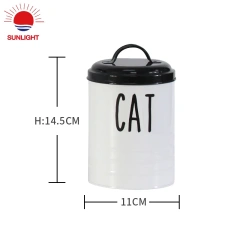 Top Sale Metal Kitchen Bread Box Sugar Coffee Tea Food Storage Container Pet Food Canister Set