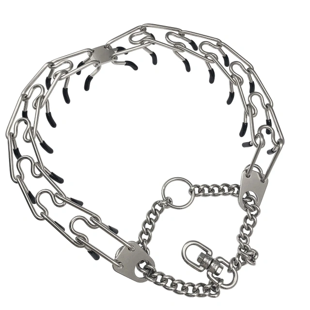 Pet Collars 3MM Stimulus Chain Stainless Steel Dog Chain  Large Dog Explosion-proof Shock Collar P Chain  Metal Dog Collar