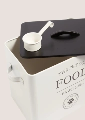 Farmhouse Large Dog Treat Jars with Airtight Bamboo Lid Kitchen Counter Storage Boxes & Bins for Treats