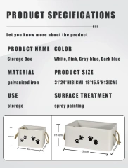 Metal Storage Box Sets  for Pet Cleaning Grooming Products