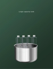 Pet Water Bowl Stainless Steel Automatic Circulation Pet Dog Water Dispenser Drinking Cat Water Fountain