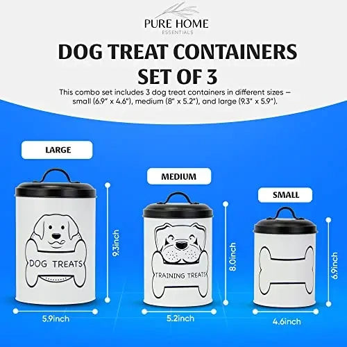 狗粮储存罐套装金属狗零食容器带盖批发接受定制