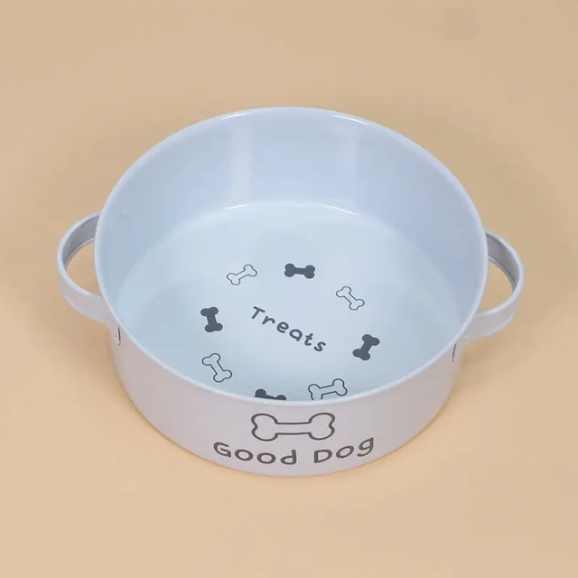 Factory Wholesale Powder Coating Dog Bowl Pet Bowl Hot Metal Dog Bowl