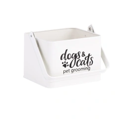 New Arrival Pet Groming Tools Kit Storage Box Pet Toys Storage Basket  for Dog