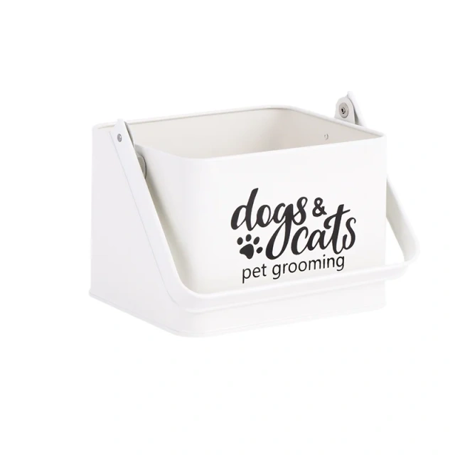 New Arrival Pet Groming Tools Kit Storage Box Pet Toys Storage Basket  for Dog