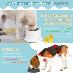 Most Popular Pet Products Stainless Dog Bowl Customize Dog High Food Bowl for Dogs Melamine Ceramics Pet Bowls & Feeders Manual