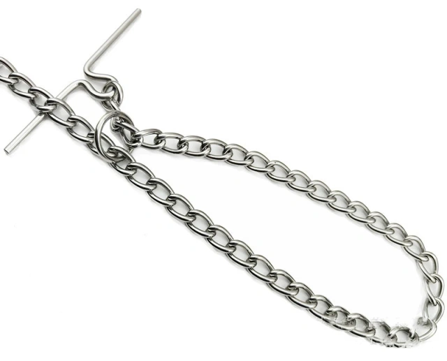 2MM /2.5MM/3MM  Stainless Steel  Integrated Dog Chain Dog Leash Dog Collar Set  for Dog Walking
